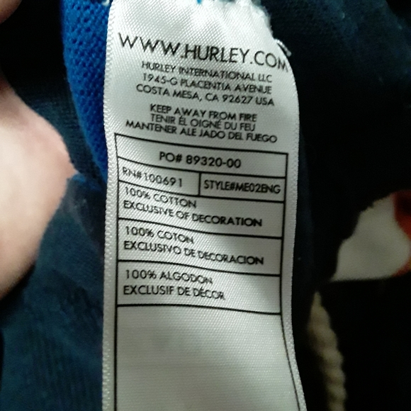 Hurley Mens/Unisex Small Striped Crewneck Sweater - Picture 11 of 11